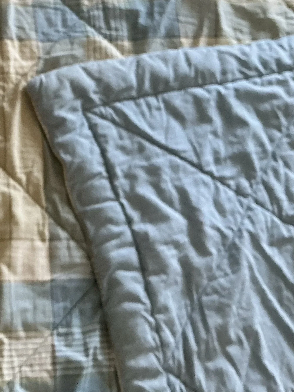EUC Vintage Martha Stewart Blue Plaid Comforter